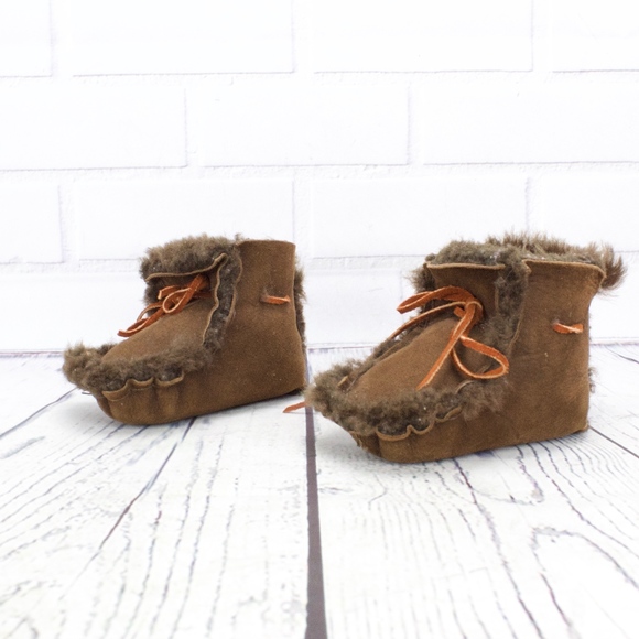 L.L. Bean Other - LL Bean Wicked Good Shearling Boot Baby Slippers 6